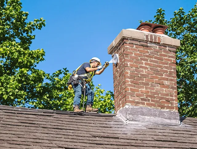 Kissimmee Chimney Sweep performing an inspection with advanced tools in Kissimmee, FL