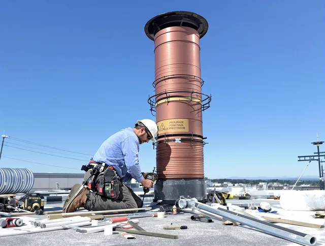 Installed chimney liner by Kissimmee Chimney Sweep in Kissimmee, FL
