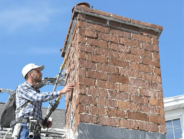 Brickwork for a chimney rebuild by Kissimmee Chimney Sweep in Kissimmee, FL