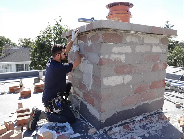 Advanced chimney repair process by Kissimmee Chimney Sweep in Kissimmee, FL