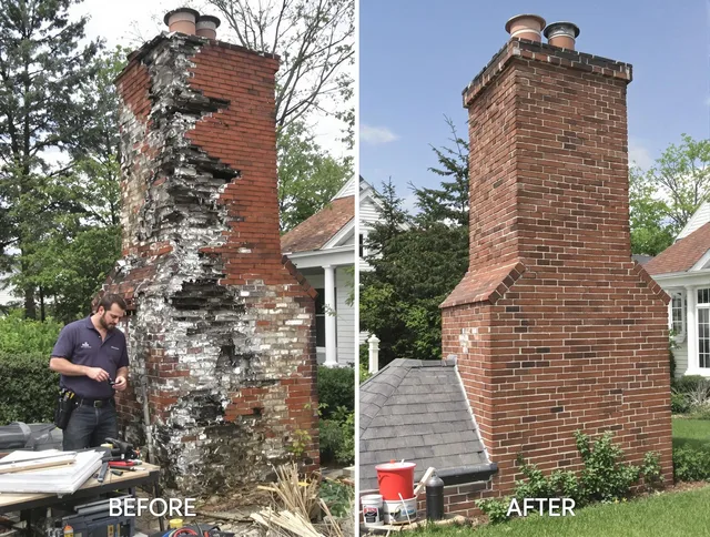 Kissimmee Chimney Sweep performing a full chimney restoration in Kissimmee, FL