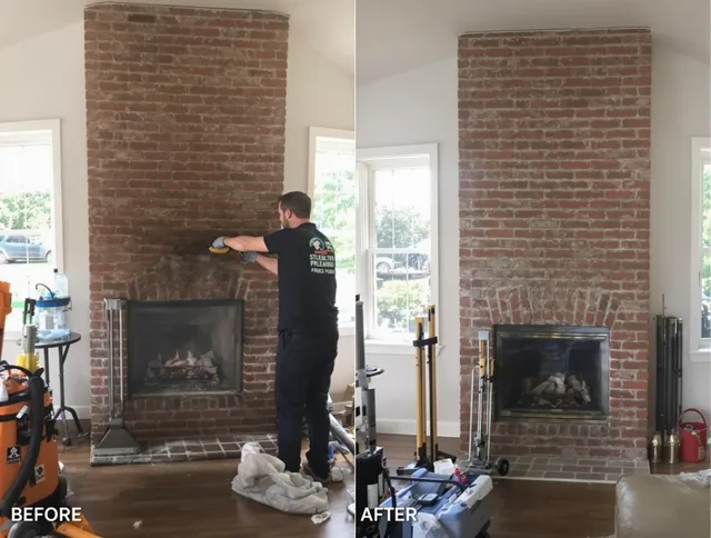 Finished chimney sweeping service by Kissimmee Chimney Sweep in Kissimmee, FL