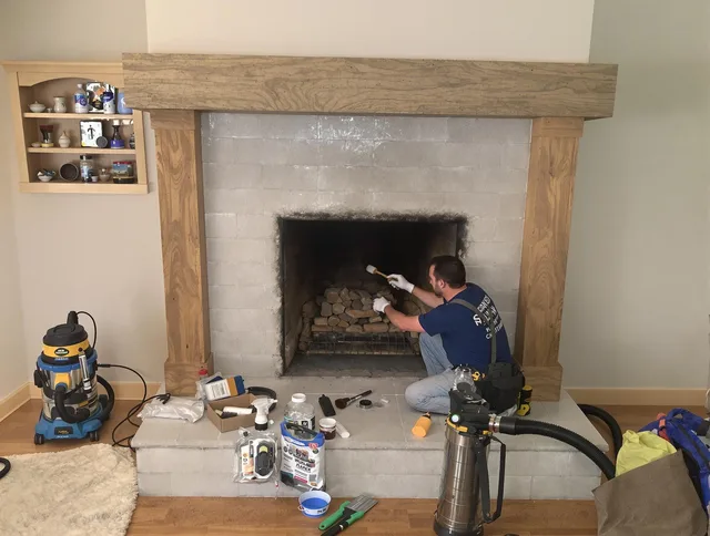 Detailed creosote removal process by Kissimmee Chimney Sweep in Kissimmee, FL