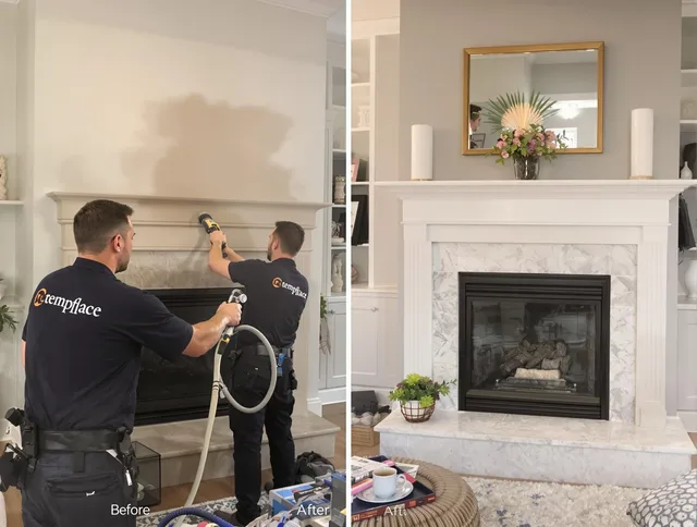 Professional soot removal by Kissimmee Chimney Sweep team in Kissimmee, FL